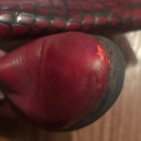 FELMINI Red Genuine Leather Boots - Picture 12 of 12